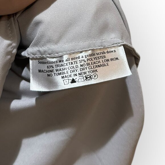 MM Lafleur Light Gray Blouse Didion Women's Work Wear - Picture 4 of 4